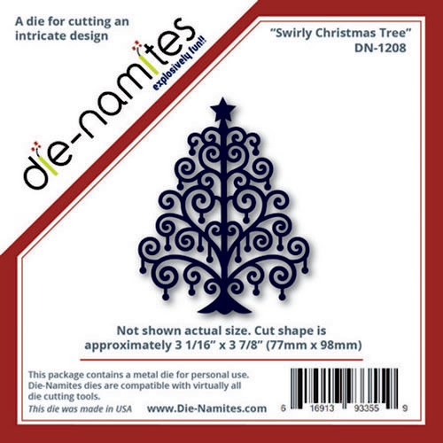 Die-Namites - Christmas - Die - Swirly Christmas Tree