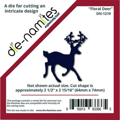 Die-Namites - Christmas - Die - Floral Deer