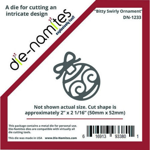 Die-Namites - Christmas - Die - Bitty Swirly Ornament