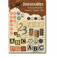 Design Originals - Tim Holtz - Distressables - Alphas and Numbers