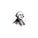 Deep Red Stamps - Cling Mounted Rubber Stamp - George Washington