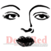 Deep Red Stamps - Cling Mounted Rubber Stamp - Bette Davis Eyes