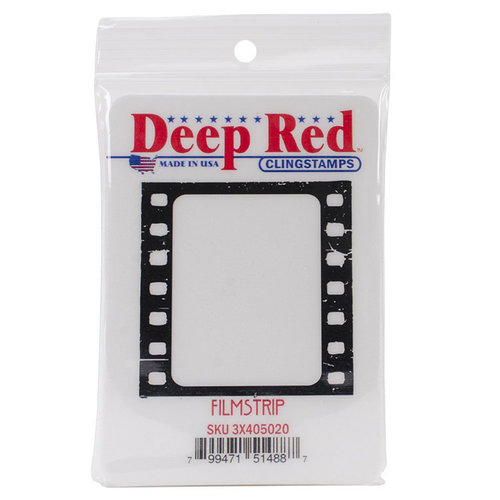 Deep Red Stamps - Cling Mounted Rubber Stamp - Filmstrip