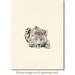 Deep Red Stamps - Cling Mounted Rubber Stamp - Leopard