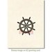 Deep Red Stamps - Cling Mounted Rubber Stamp - Ships Wheel