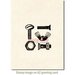 Deep Red Stamps - Cling Mounted Rubber Stamp - Nuts and Bolts