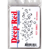 Deep Red Stamps - Cling Mounted Rubber Stamp - Fizzy Bubbles