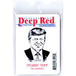 Deep Red Stamps - Cling Mounted Rubber Stamp - President Trump