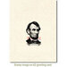 Deep Red Stamps - Cling Mounted Rubber Stamp - President Lincoln