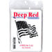 Deep Red Stamps - Cling Mounted Rubber Stamp - American Flag