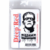 Deep Red Stamps - Cling Mounted Rubber Stamp - Frankenstein Halloween