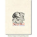 Deep Red Stamps - Cling Mounted Rubber Stamp - Library Cat