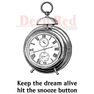 Deep Red Stamps - Cling Mounted Rubber Stamp - Keep the Dream Alive