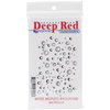 Deep Red Stamps - Cling Mounted Rubber Stamp - Water Droplets Background