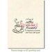 Deep Red Stamps - Cling Mounted Rubber Stamp - Coffee with Friends