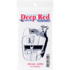Deep Red Stamps - Cling Mounted Rubber Stamp - Vintage Camper