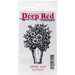 Deep Red Stamps - Cling Mounted Rubber Stamp - Summer Vase