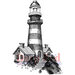 Deep Red Stamps - Cling Mounted Rubber Stamp - Lighthouse Cottage