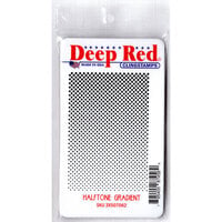 Deep Red Stamps - Cling Mounted Rubber Stamp - Halftone Gradient