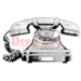 Deep Red Stamps - Cling Mounted Rubber Stamp - Classic Telephone