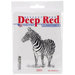 Deep Red Stamps - Cling Mounted Rubber Stamp - Zebra