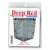 Deep Red Stamps - Cling Mounted Rubber Stamp - Denim Pocket