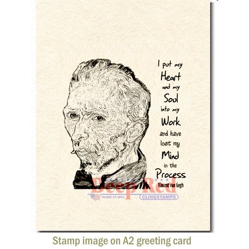 Deep Red Stamps - Cling Mounted Rubber Stamp - Lost My Mind