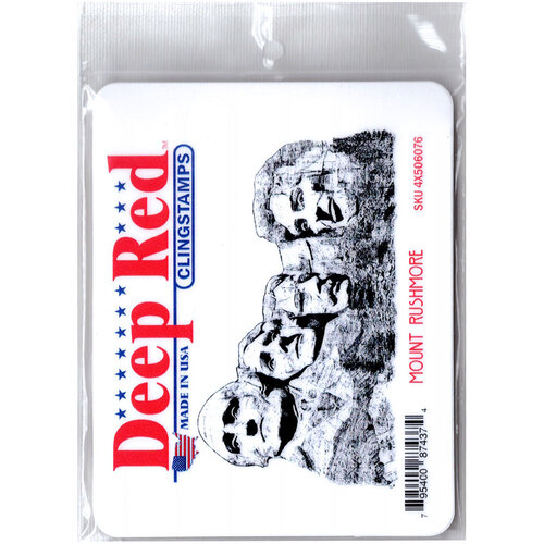 Mount Rushmore rubber stamp by Amazing Arts 
