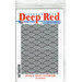 Deep Red Stamps - Cling Mounted Rubber Stamp - Japanese Waves Background