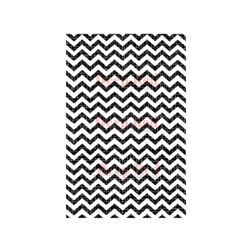 Deep Red Stamps - Cling Mounted Rubber Stamp - Chevron Weave