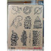 Deep Red Stamps - Christmas - Cling Mounted Rubber Stamps - Jolly Christmas