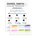 Daniel Smith - Extra Fine Watercolor - Sampler Dot Try It Card - Variety 2