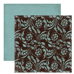 Dream Street Papers - Art Nouveau Collection by Kelly Shults - 12x12 Double Sided Paper - Ornamental