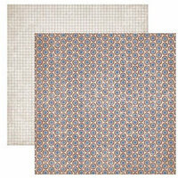 Dream Street Papers - Clubhouse Collection by Tracy Whitney - 12x12 Double Sided Paper - Bull's Eye, CLEARANCE