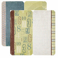 Dream Street Papers - Clubhouse Collection by Tracy Whitney - 12x12 Die-Cuts - Rectangles, CLEARANCE
