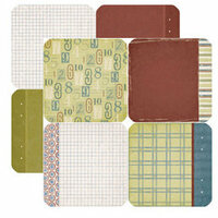 Dream Street Papers - Clubhouse Collection by Tracy Whitney - 12x12 Die-Cuts - Squares, CLEARANCE