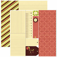Dream Street Papers - Cookies -n- Cream Collection - 12 x 12 Double Sided Paper - Cut Outs, CLEARANCE