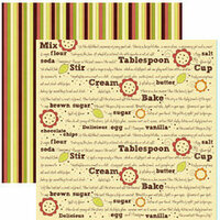 Dream Street Papers - Cookies -n- Cream Collection - 12 x 12 Double Sided Paper - Secret Recipe