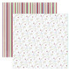 Dream Street Papers - Everyday Celebrations Collection by Dana Miron - 12x12 Double Sided Paper - Make A Wish, CLEARANCE