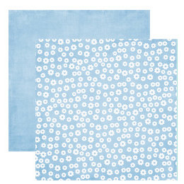 Dream Street Papers - Everyday Celebrations Collection by Dana Miron - 12x12 Double Sided Paper - Something Blue, CLEARANCE
