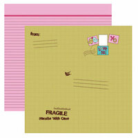 Dream Street Papers - Hugs -n- Kisses Collection by Natalie B. - 12x12 Double Sided Paper - Care Package, CLEARANCE
