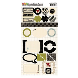 Dream Street Papers - Just My Type Collection - Die Cuts - Shapes