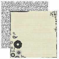 Dream Street Papers - Simply Stated Collection - 12 x 12 Double Sided Paper - Dear Diary, CLEARANCE