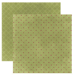 Dream Street Papers - Wonderland Collection - 12 x 12 Double Sided Paper - Holly Berry, CLEARANCE