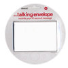 Dinotalk - Naked Collection - Recordable Gift Card Holder - Talking Envelope - White