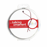 Dinotalk - Naked Collection - Christmas - Recordable Talking Ornament - White