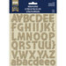 Little Yellow Bicycle - Naturals Collection - Alphabet Stickers - Burlap - Montara
