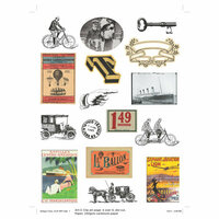 Deja Views - C-Thru - Art-C Collection - Collage Elements - Antique Transportation