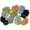 Deja Views - C-Thru - Little Yellow Bicycle - Booville Collection - Halloween - Epoxy Chipboard Buttons, CLEARANCE