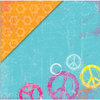 Deja Views - C-Thru - Little Yellow Bicycle - Free Spirit Collection - 12 x 12 Double Sided Paper - Peace Out